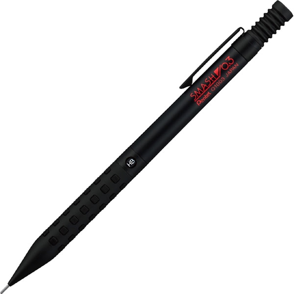 Pentel Smash mechanical pencil - 0.3mm, Black